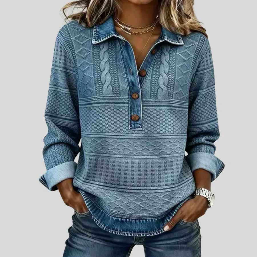Azalea™ | Vintage Cable Knit Sweater
