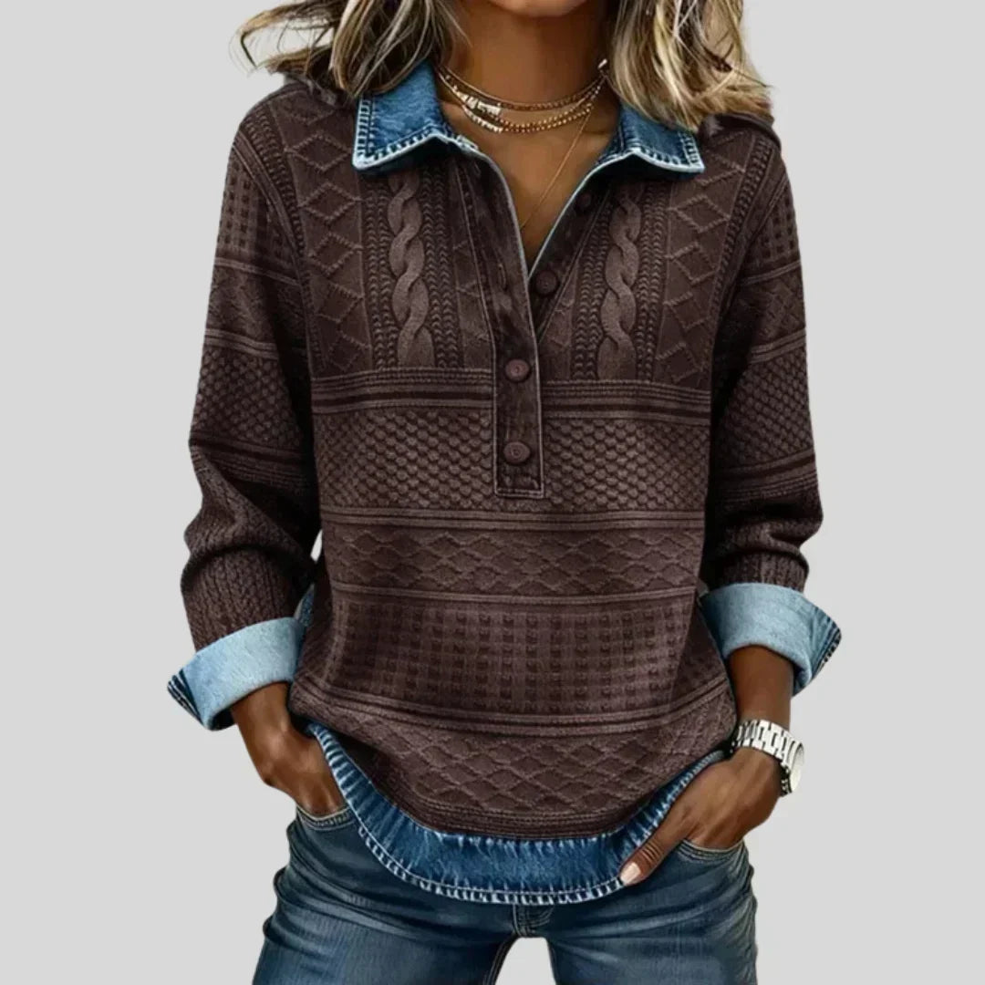 Azalea™ | Vintage Cable Knit Sweater