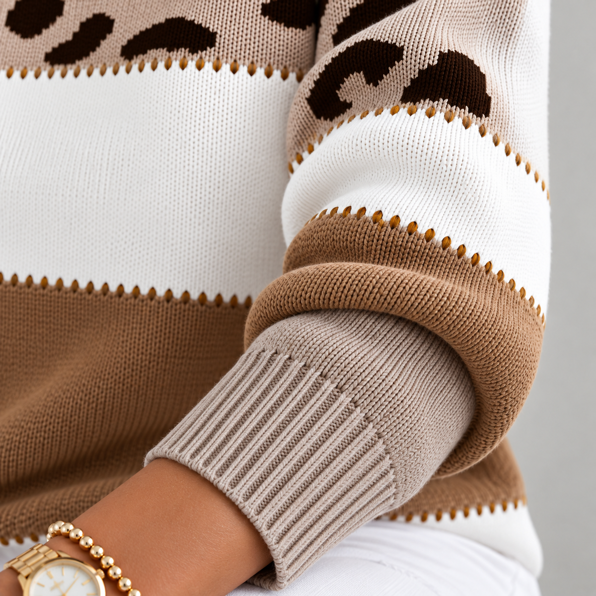 Sylvia | Damestrui met Luipaardprint