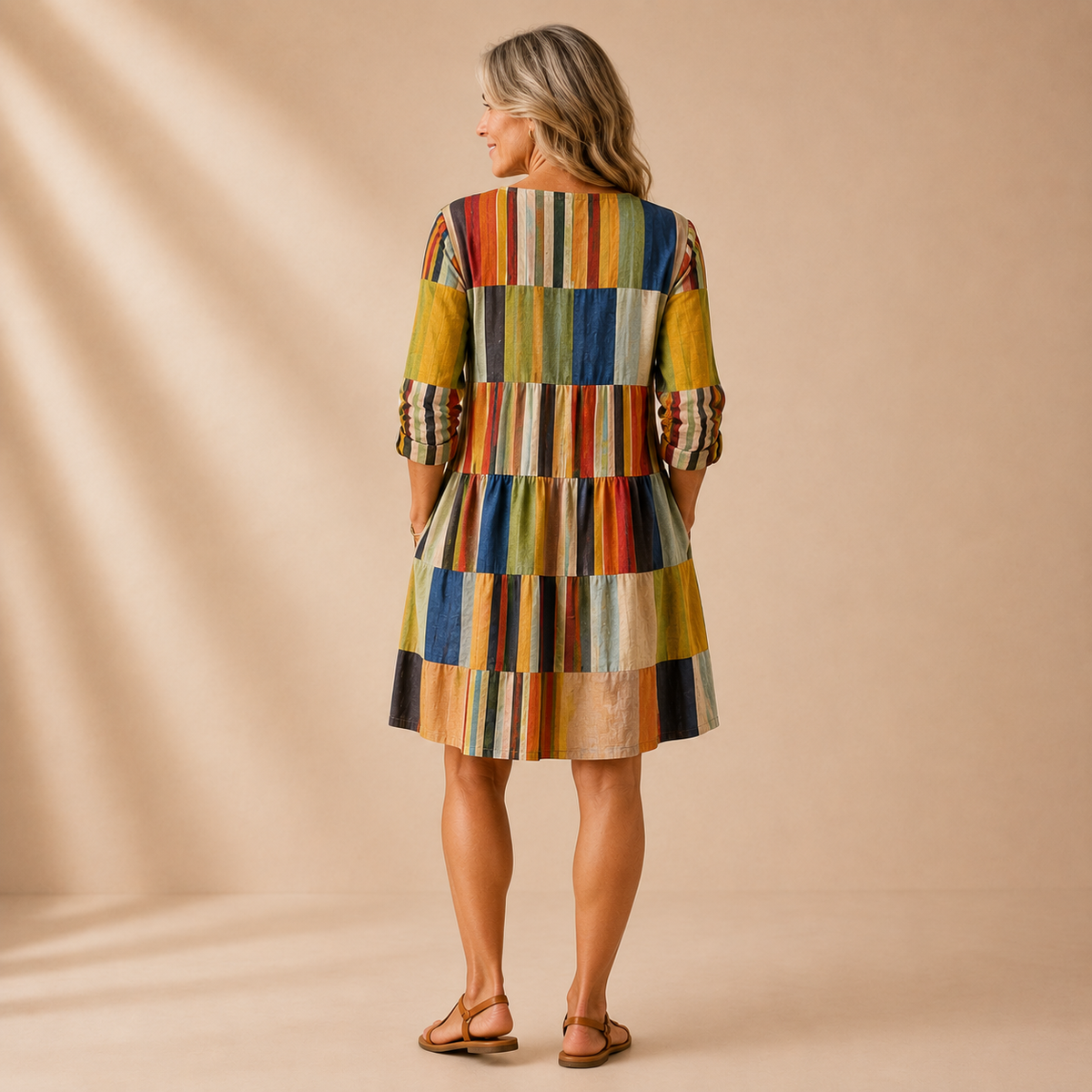 Emma | Kleurrijke Comfort Jurk
